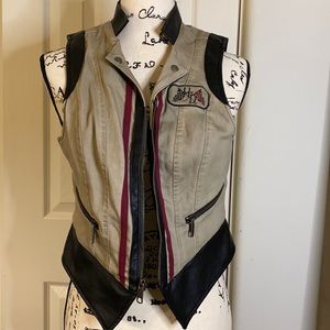 Ladies Harley Davidson motorcycle vest